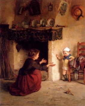 Pierre Edouard Frere : Babys First Steps